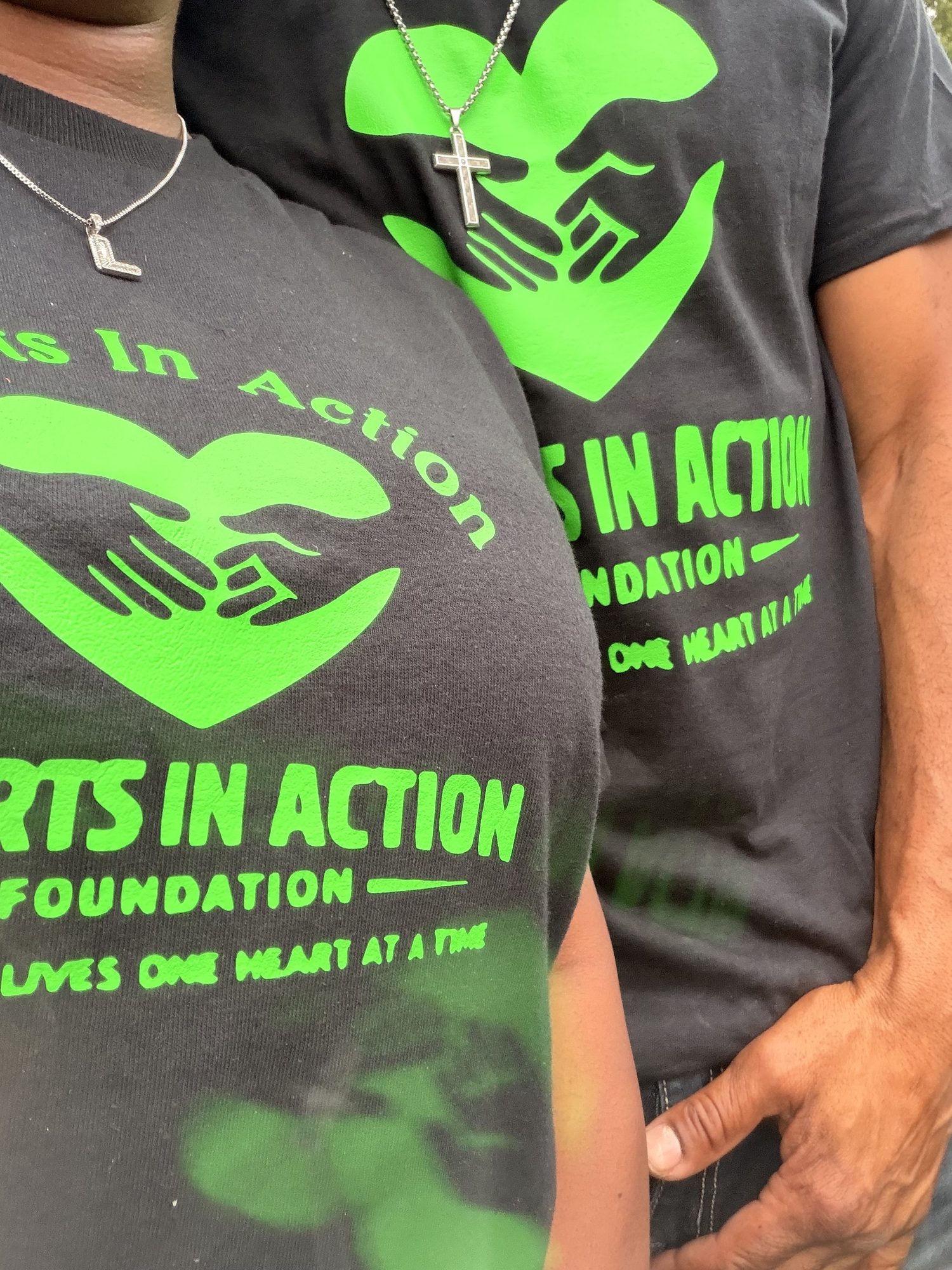On the ground, in the community